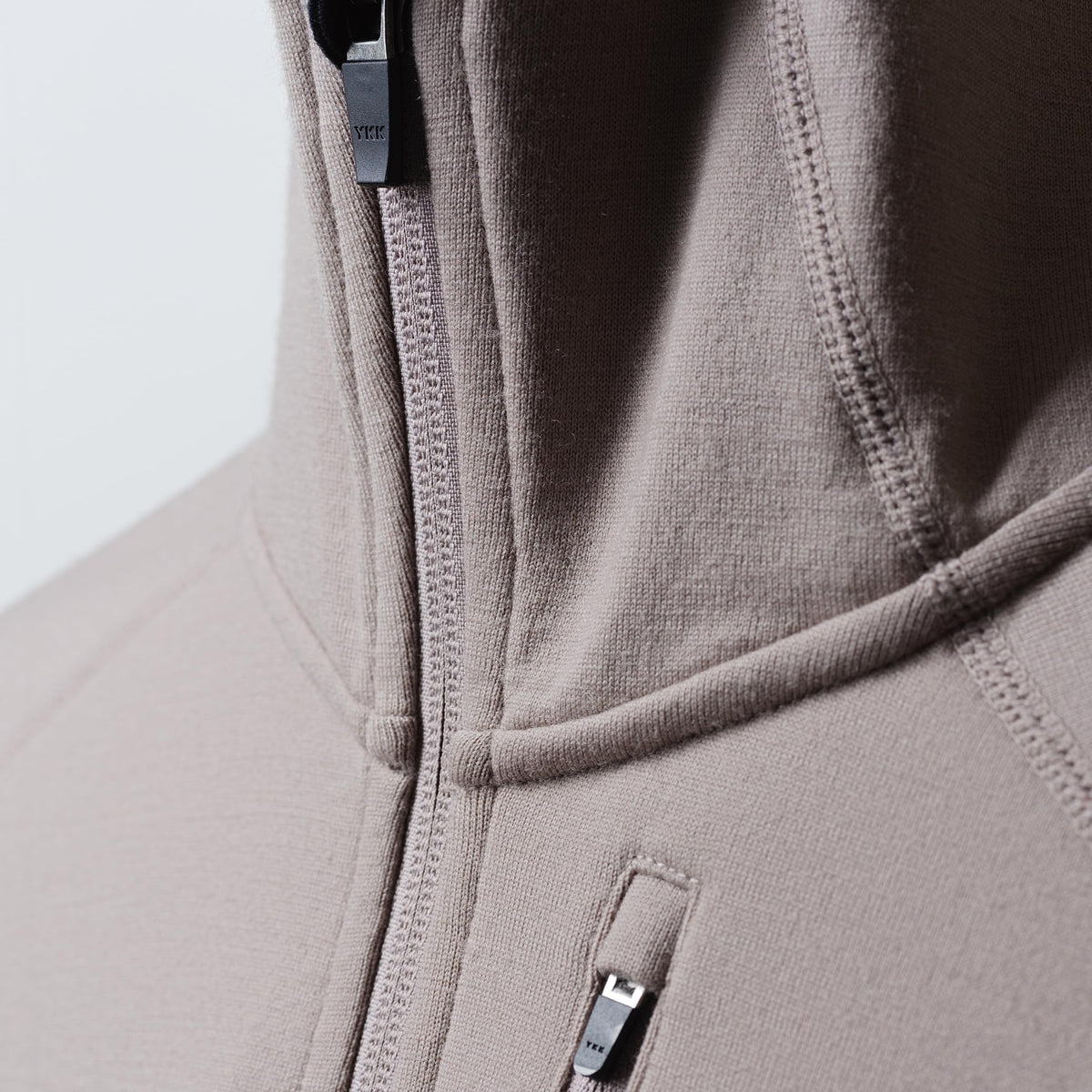 Women's Merino Wool Zip Hoodie